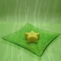Dárková krabička (svíčka) - hvězdička žlutá
