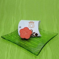 Dárková krabička (aromavosk) - kytička oranžová