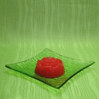 Svíčka - růže oranžová