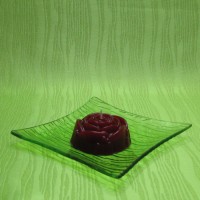 Svíčka - růže červená